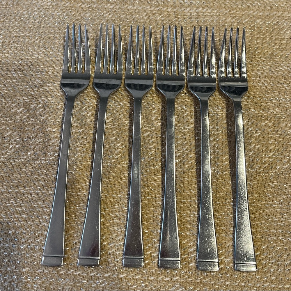 Sage (Stainless) (6) Dinner Forks by FOOD NETWORK